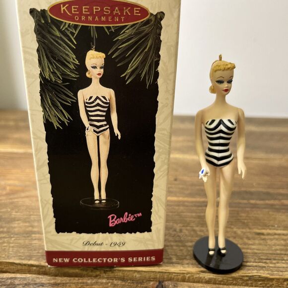 4 Collectible Hallmark Keepsake Barbie Christmas Ornaments w/ Original Box - Picture 3 of 16